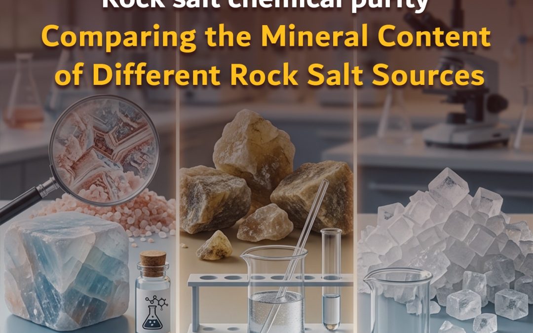 Rock salt chemical purity: Comparing the Mineral Content of Different Rock Salt Sources