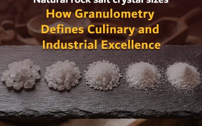 Natural rock salt crystal sizes: How Granulometry Defines Culinary and Industrial Excellence
