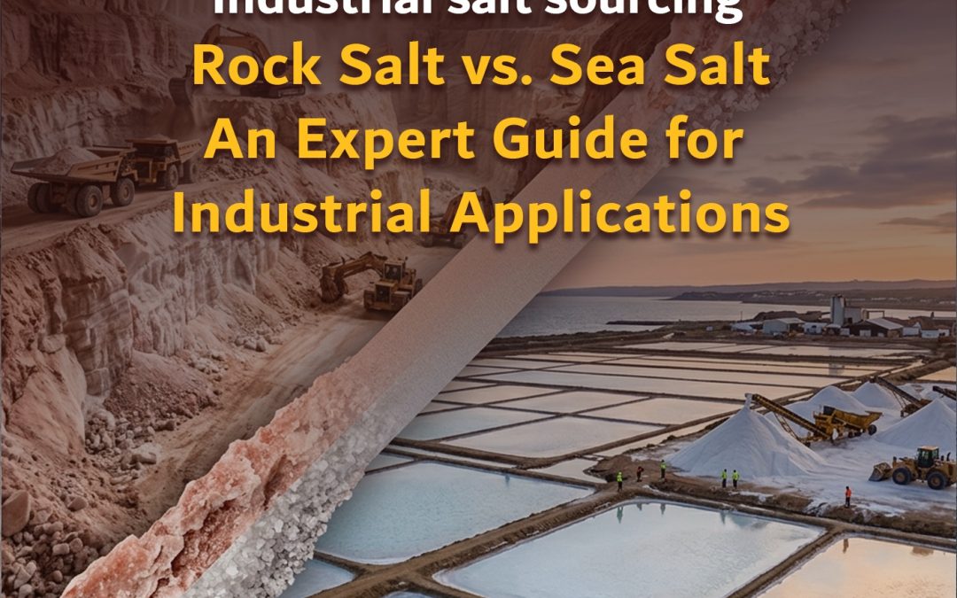Industrial salt sourcing: Rock Salt vs. Sea Salt—An Expert Guide for Industrial Applications